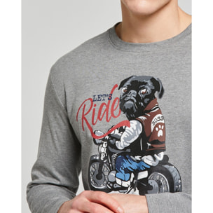 Pigiama lungo cotone interlock Aldo