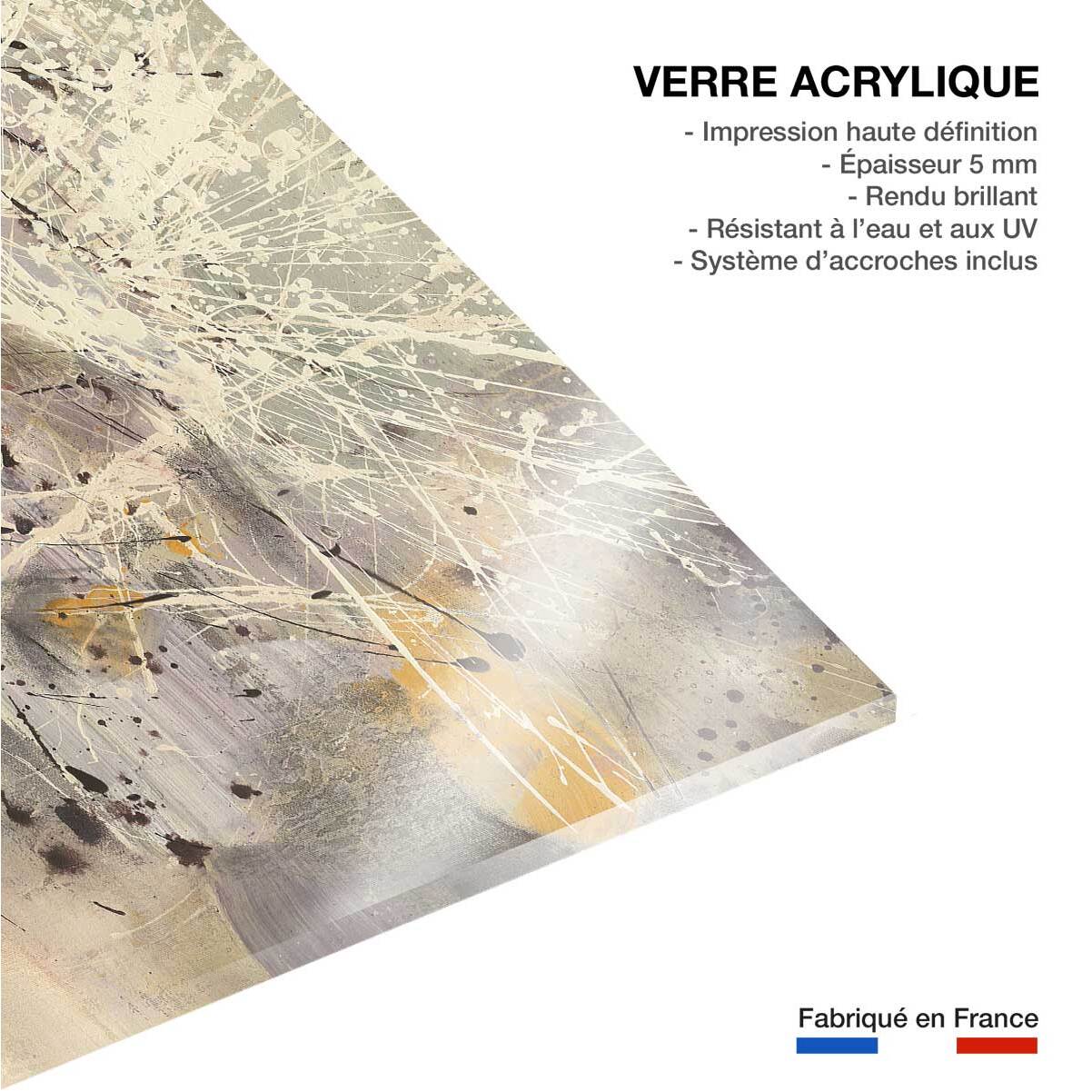 Tableau abstrait cierges magiques  Tableau plexiglas