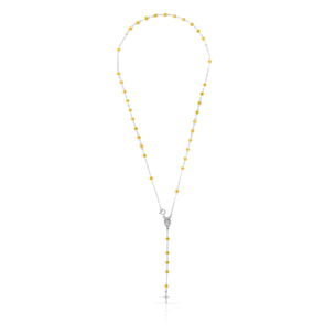 Collana Rosario in Argento 925 con grani in argento