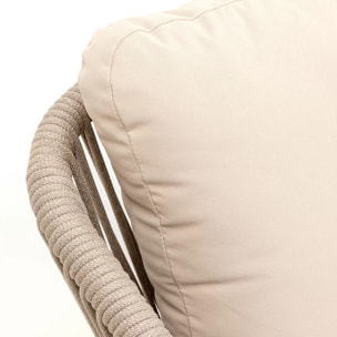 Chaise de jardin avec accoudoirs Cyprus beige Kare Design
