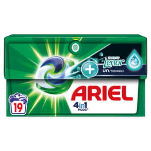 4x19 Pods+ Unstoppable Aerien, Lessive En Capsules Ariel