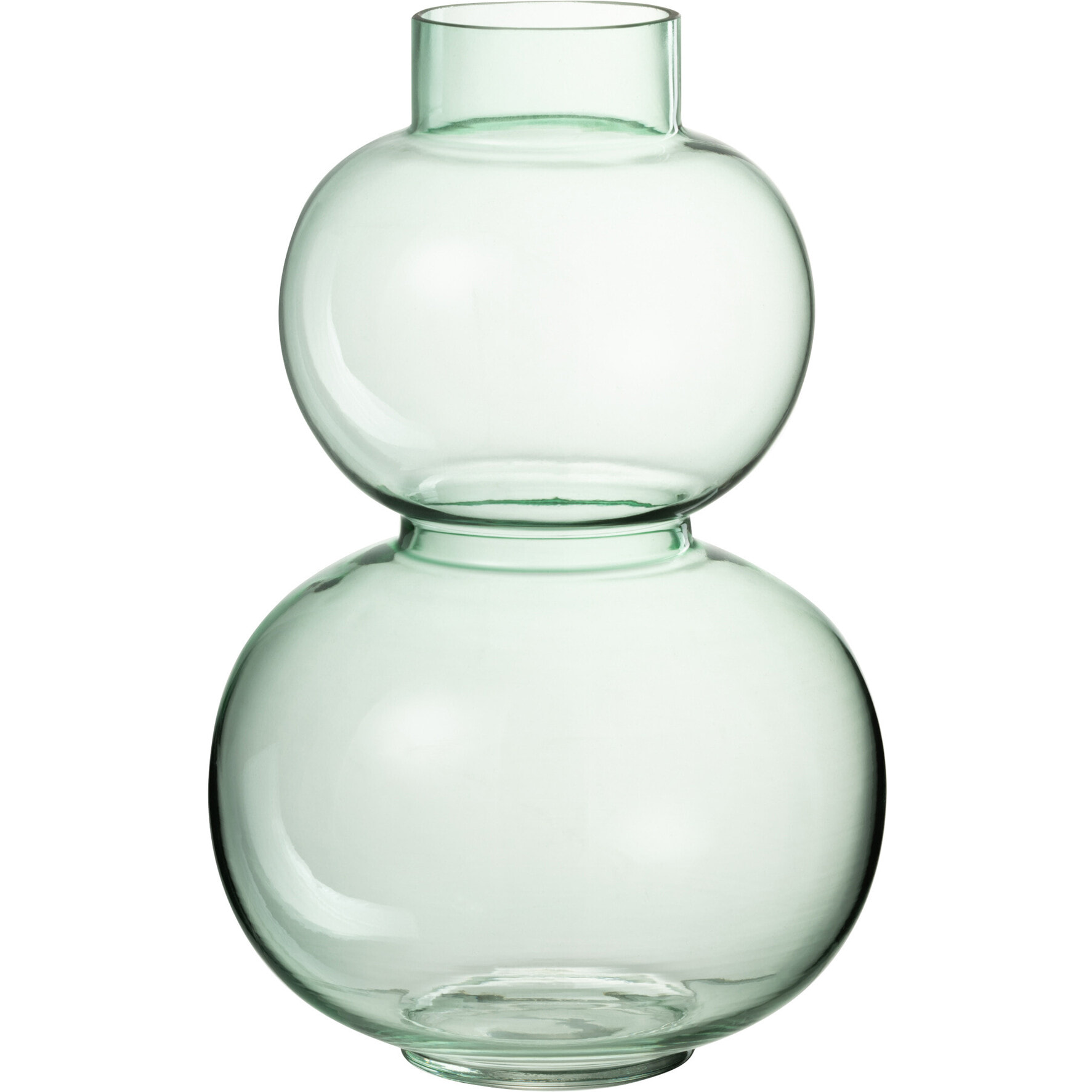 J-Line Vase Boule Verre Vert Small