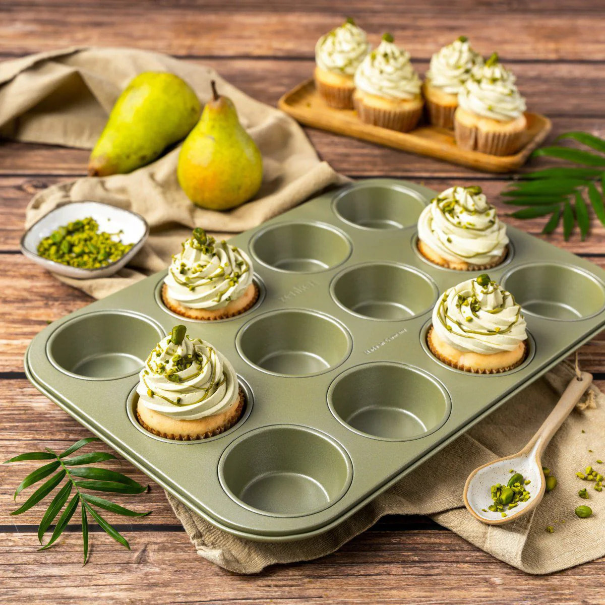 Ensemble 2 pièces spécial muffins Zenker Green Vision