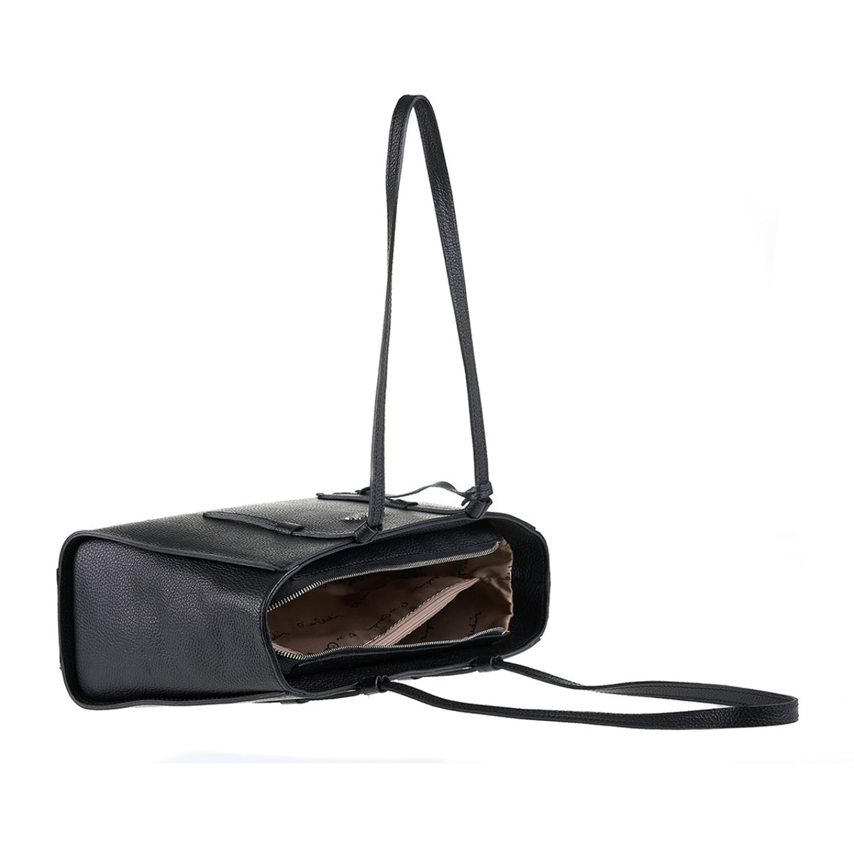 Borsa a mano da donna Made in Italy - Modello Valeria Nova - 100% pelle - 42.0 x 21.5 x 12.5 cm