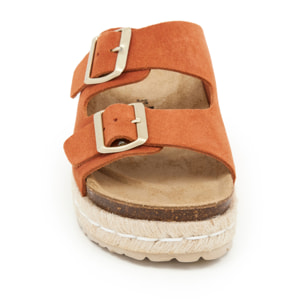 SANDALO CON ZEPPA BILLOWY ARANCIO