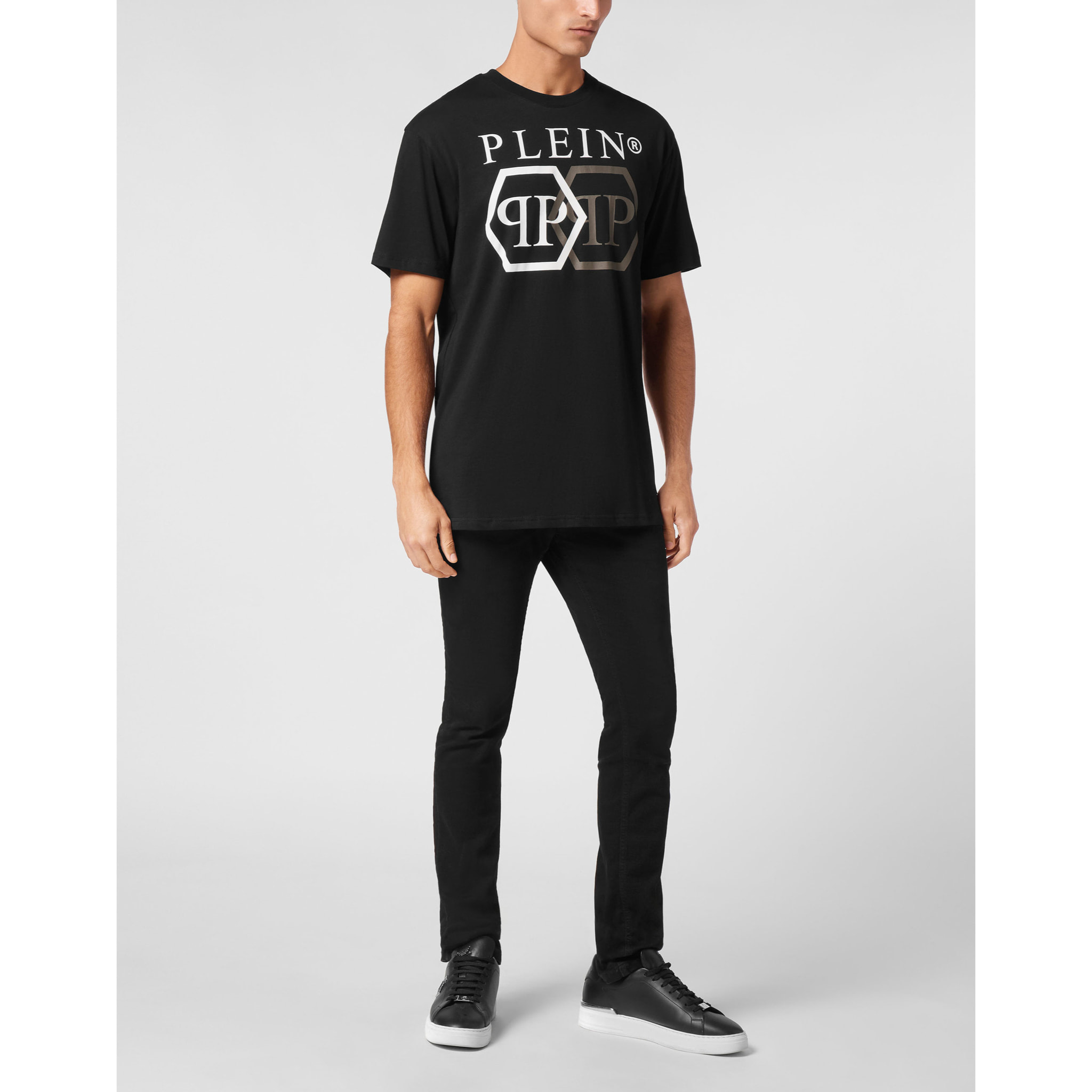 PHILIPP PLEIN Camiseta Cuello Redondo HEXAGON