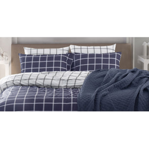 Parure housse de couette et taie(s) d'oreiller coton imprimé