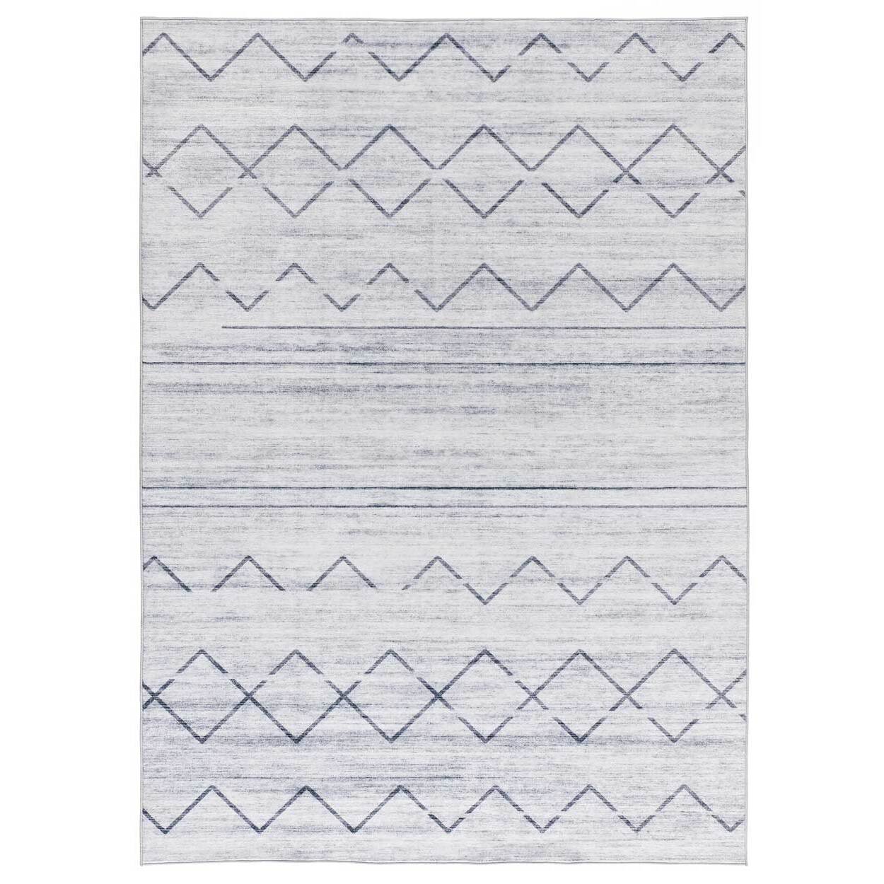 Alfombra impresa estilo étnico gris Class, varias medidas disponibles