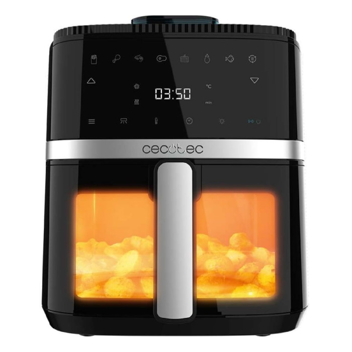 Freidora de Aire sin Aceite de 5 L Cecofry Drip 5000 Air Fryer. 1500 W, Spray de