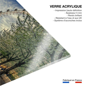 Tableau ville lumière sur London Eye Tableau plexiglas