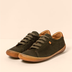 Zapatos N5770 NOBUCK LAVADO KAKI/PAWIKAN color Kaki