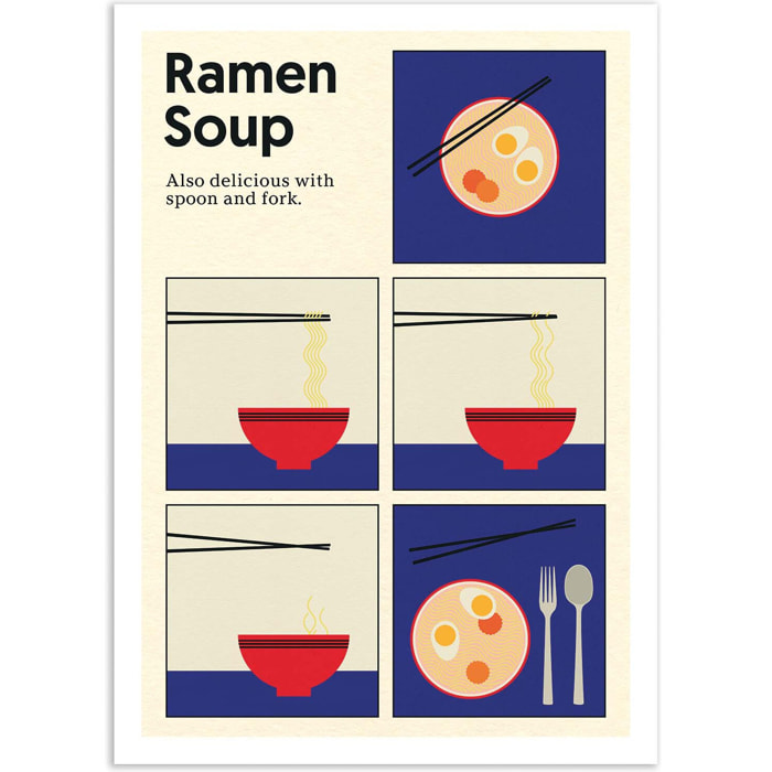 Affiche - Ramen Soup - Rosi Feist