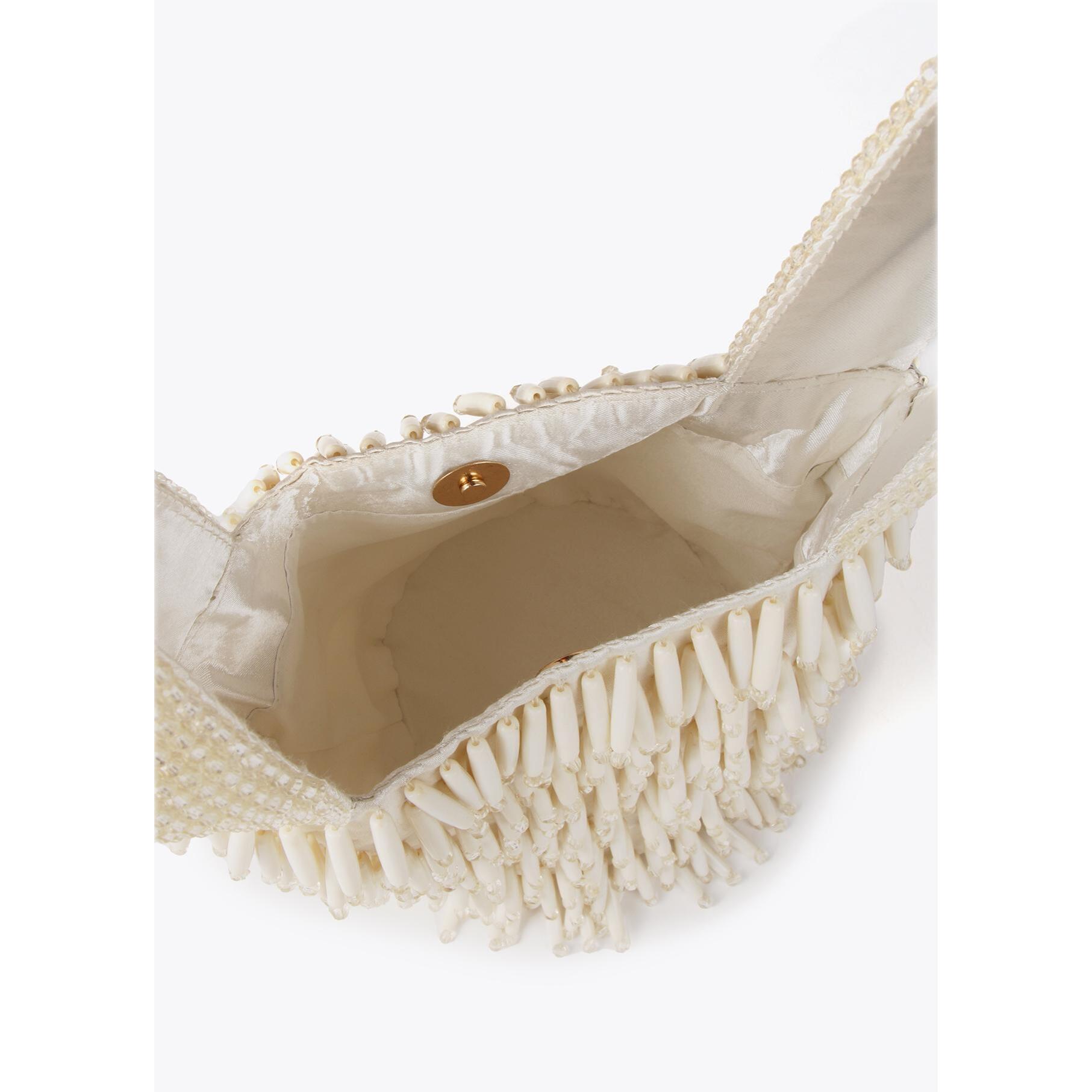 Borsetta strass effetto corallo