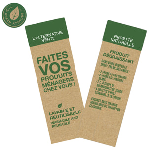 Bouteille Spray - JE CHERCHE UNE IDEE - 750ml - Dégraissant - Vert et Transparent