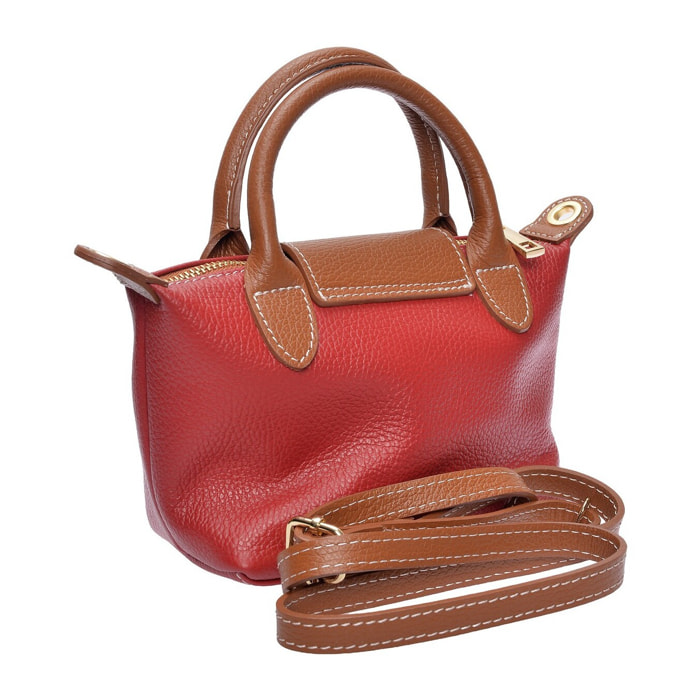 Borsa a spalla Anna Luchini Rosso