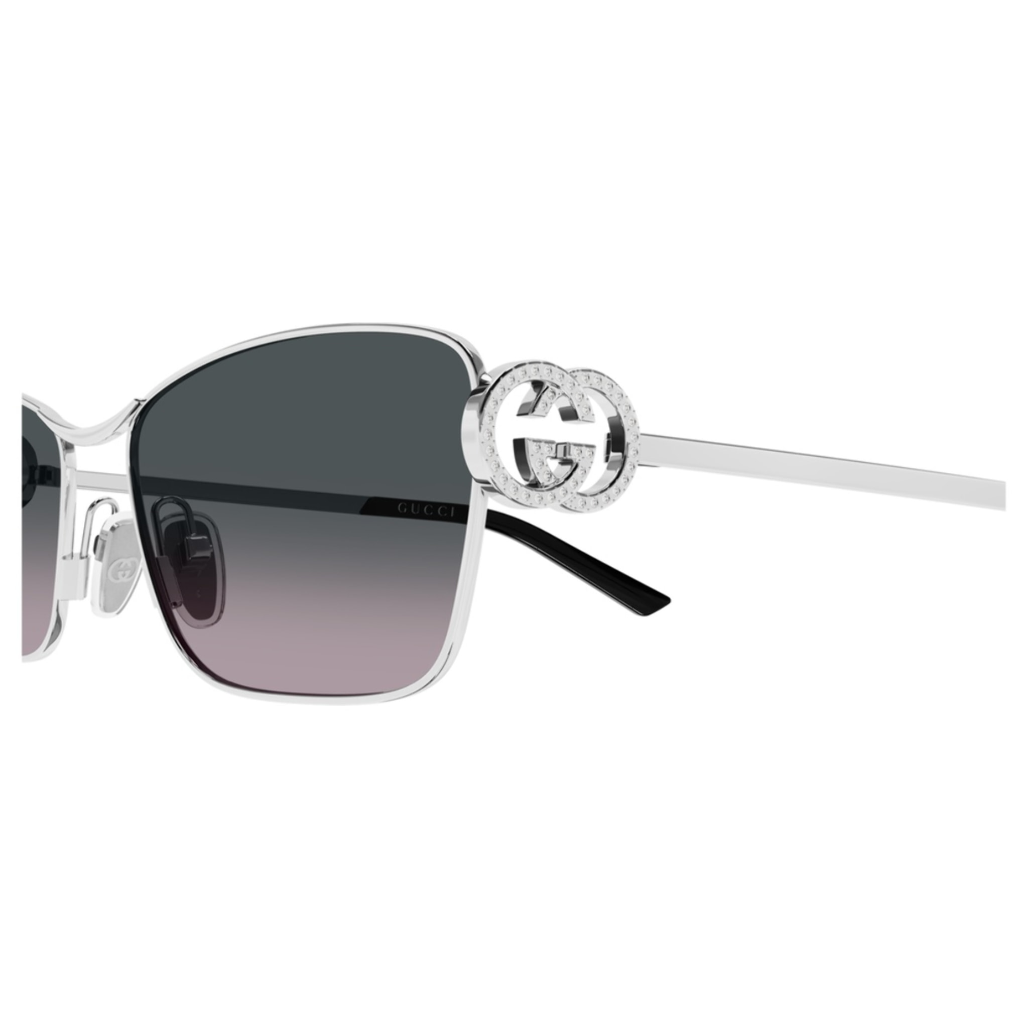 Gafas de Sol Gucci GG2045S-002 de Metal Mujer 58 mm