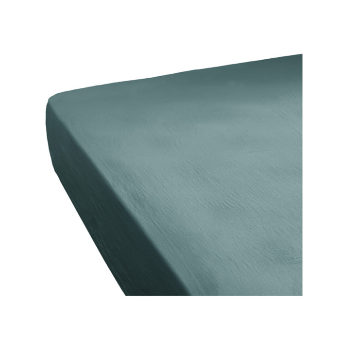 Drap housse 90x190 en gaze de coton bonnet 30 cm - GAIA