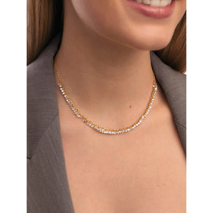 Collar Starlight Sky Acero Baño Oro