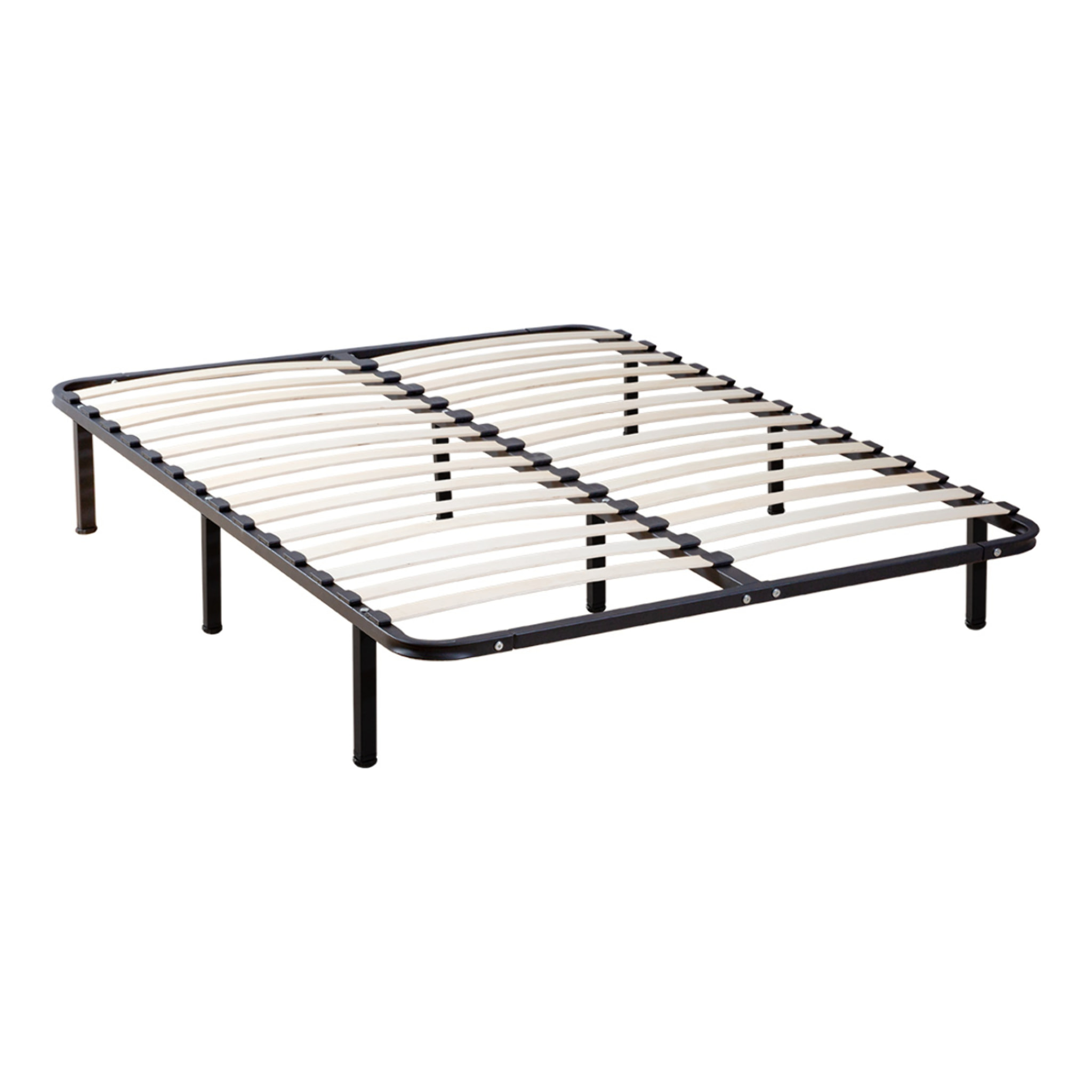 Sommier Cadre a Lattes en Kit | Structure Metallique Noire