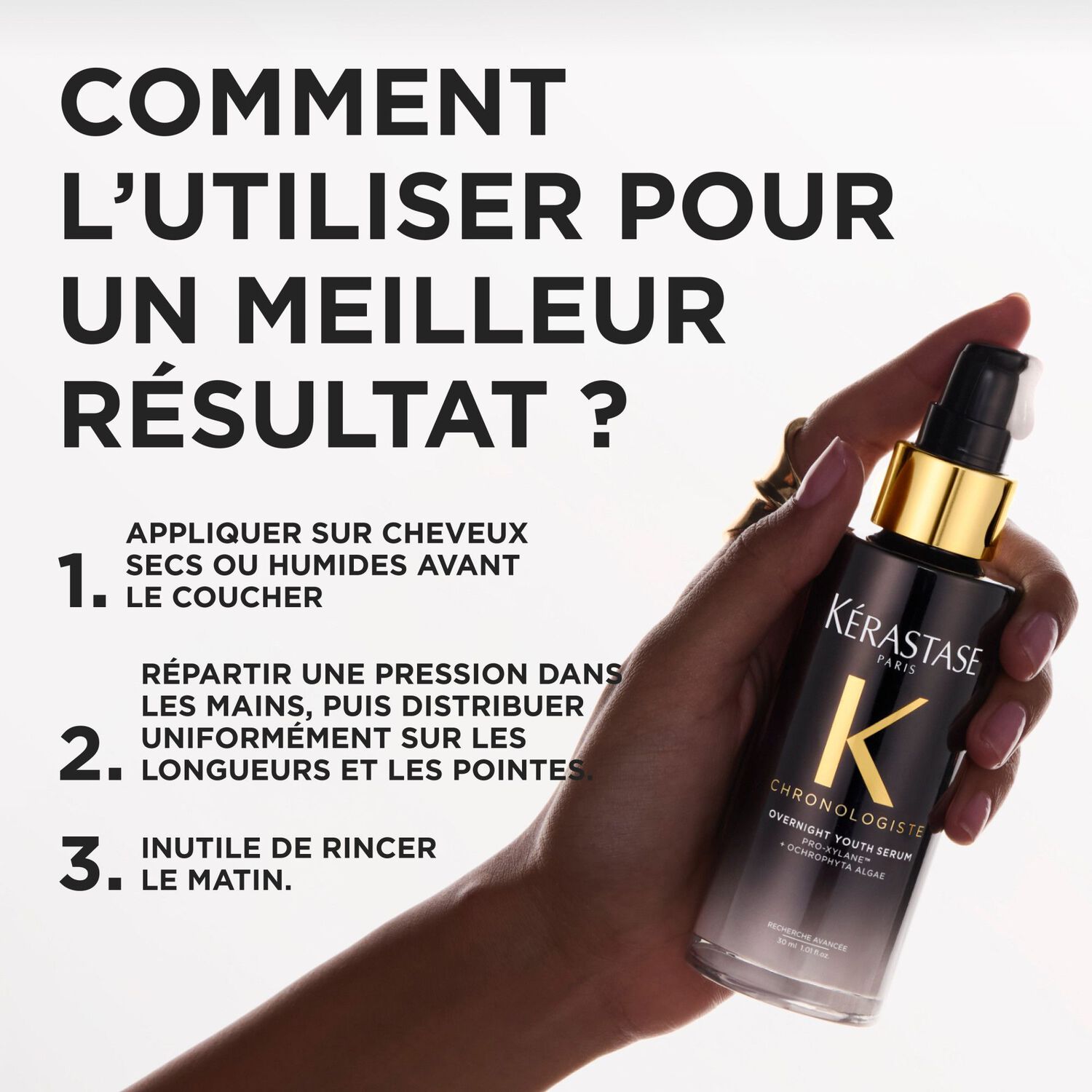 Chronologiste - Sérum Correcteur d’Âge pour les Cheveux Affaiblis par les Effets du Temps