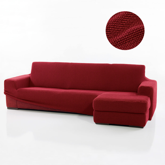 Funda para Chaise Longue derecho (visto de frente) brazo corto SÚPER ELÁSTICA modelo HELENA