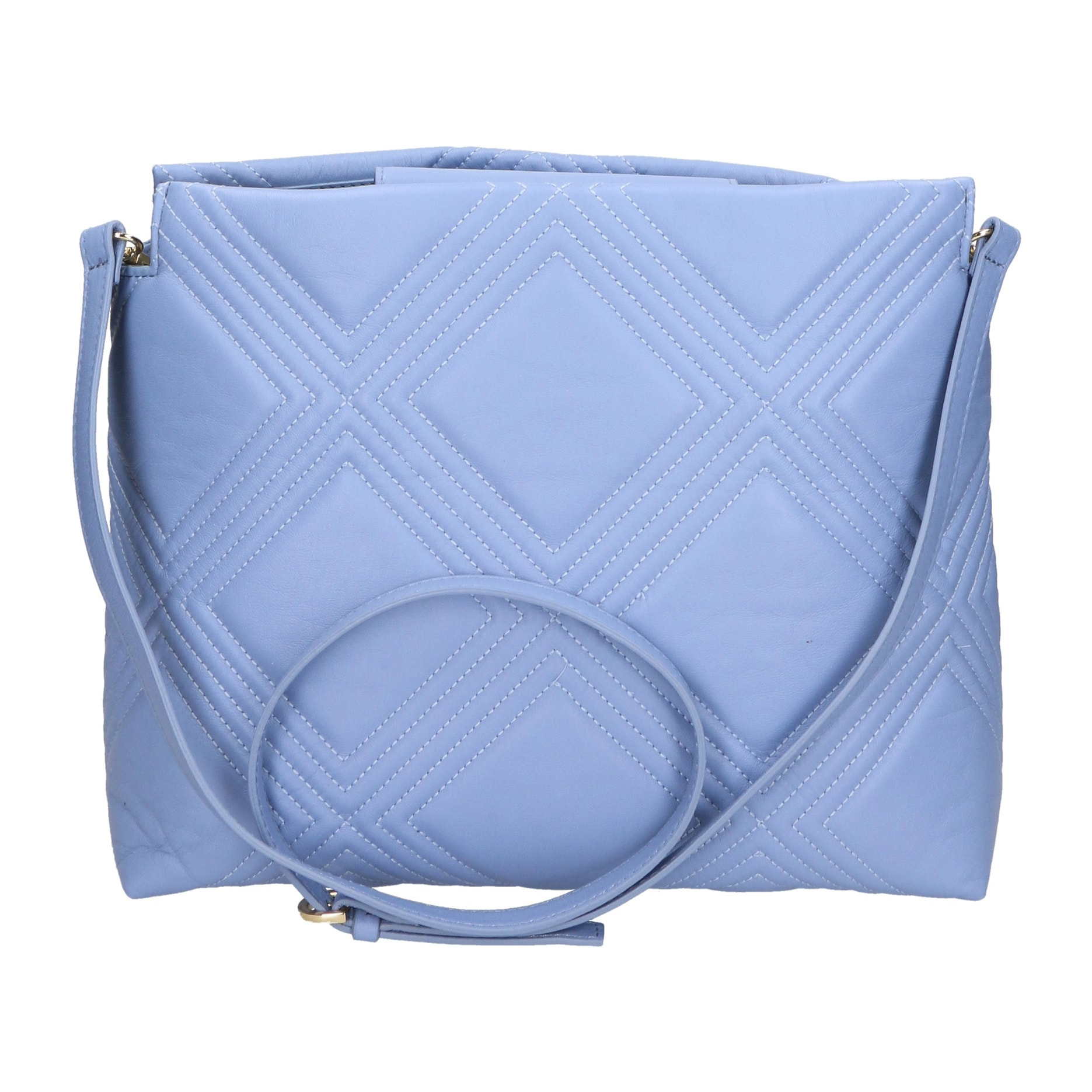 Borsa a tracolla da donna - Modello Ingrid - Vera pelle - 27.0 x 32.0 x 14.0 cm
