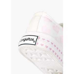 Zapatillas De Niña Solares En Blanco