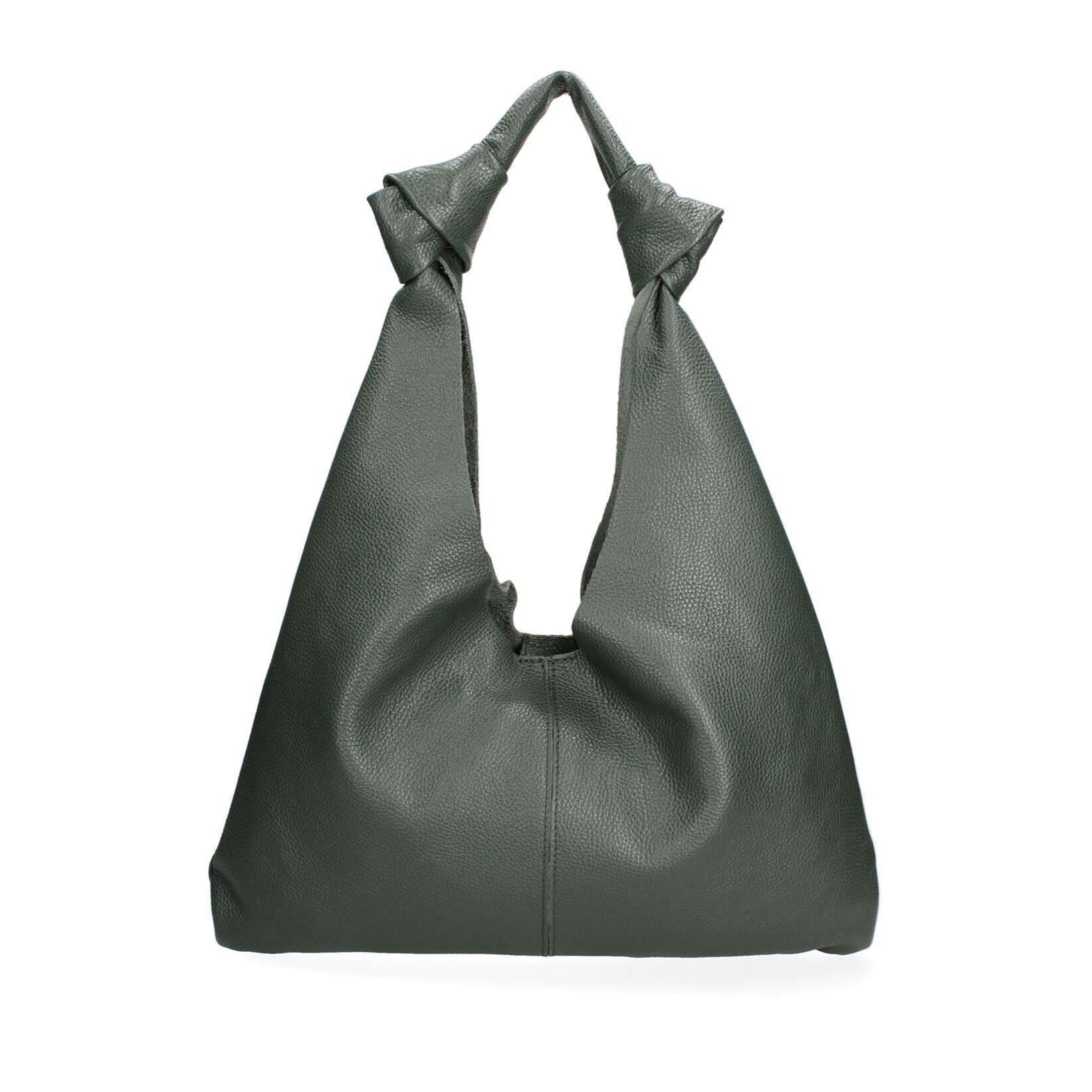 Borsa a spalla da donna In Vera pelle Made in Italy 40x42x2 cm
