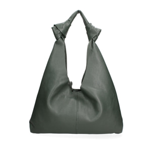 Borsa a spalla da donna In Vera pelle Made in Italy 40x42x2 cm