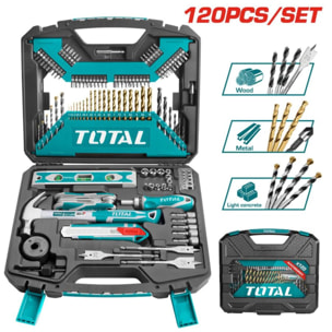 Kit 120 Punte Trapano e Accessori