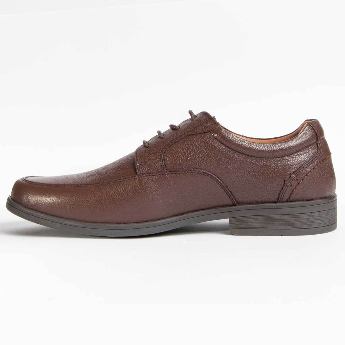 Zapato Oxford De Piel - Marron