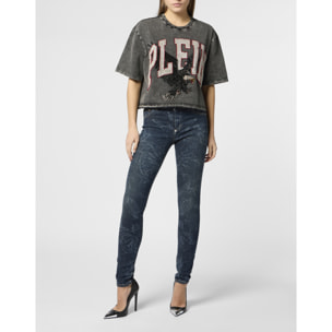 PHILIPP PLEIN Camiseta Cuello Redondo Ss EAGLE