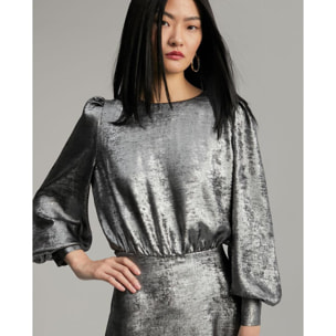 abito corto laminato