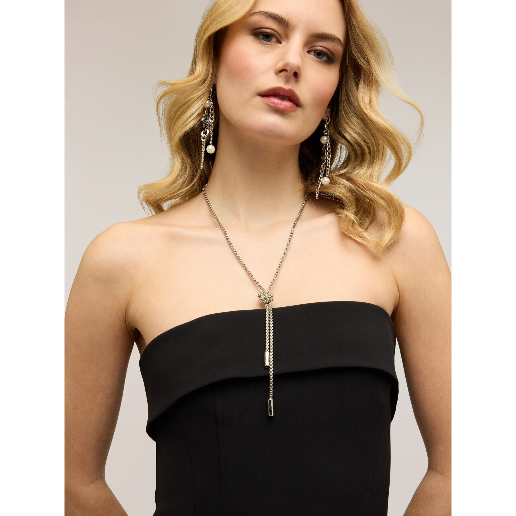 Motivi - Vestido mini con bustier - Negro