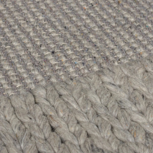 Tapis en mélange de laine RUE PLAIT