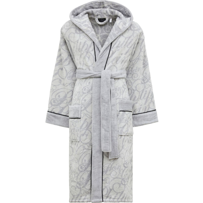 PHILIPP PLEIN Hooded Bathrobe Signature