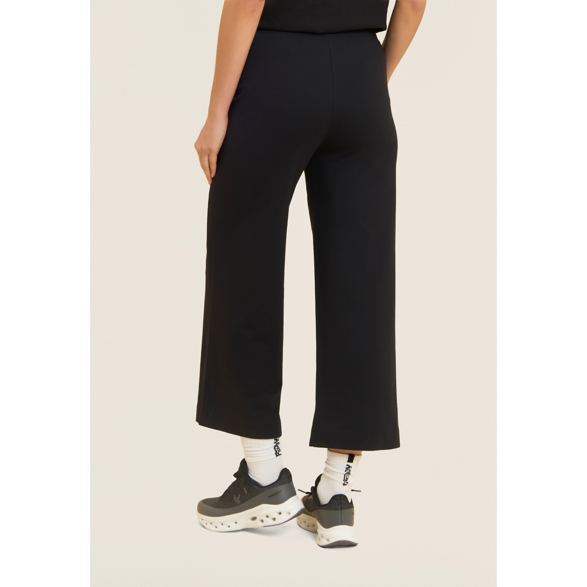 Pantaloni sportivi wide leg cropped con grafica FREDDY MST