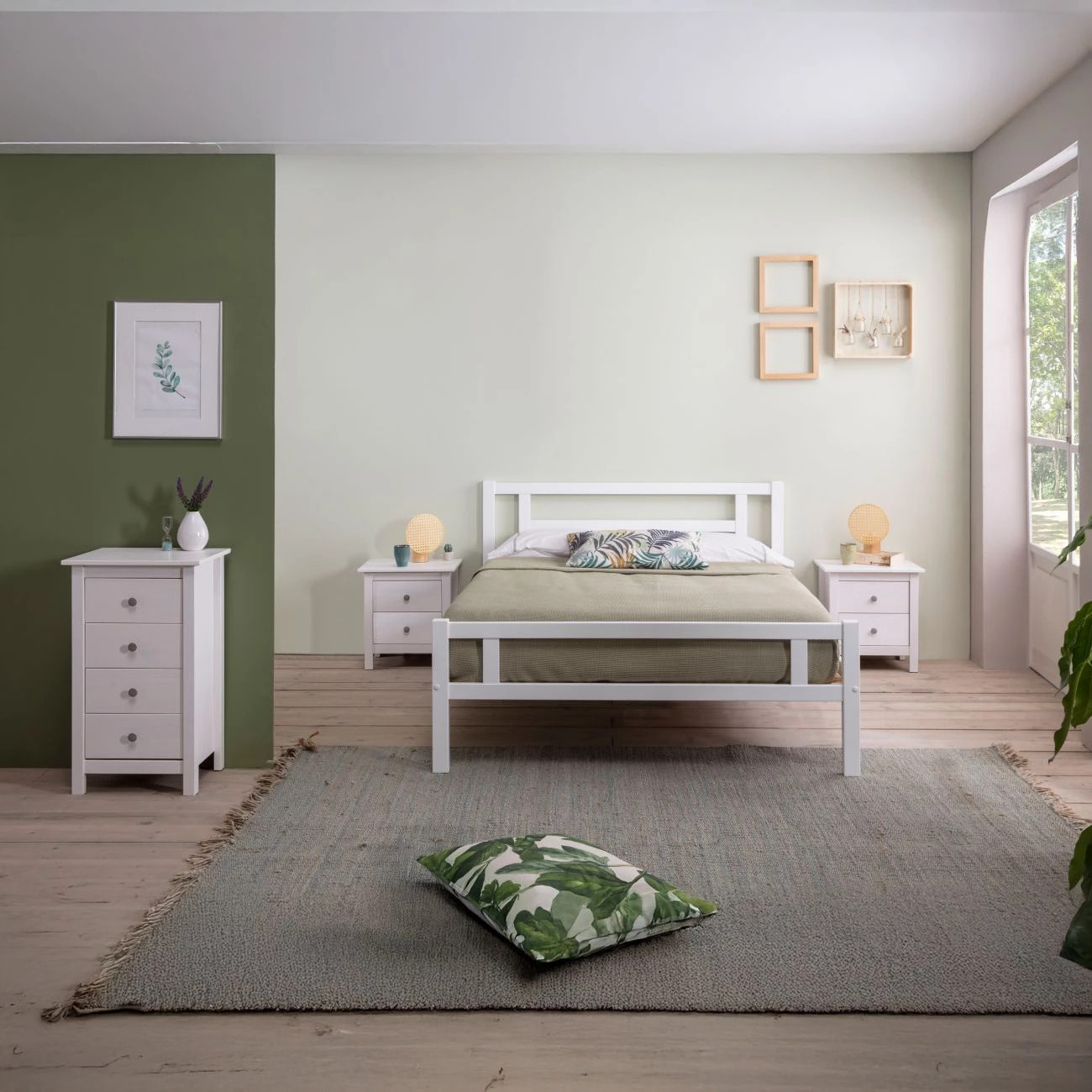 Mesita de noche Bay Blanco