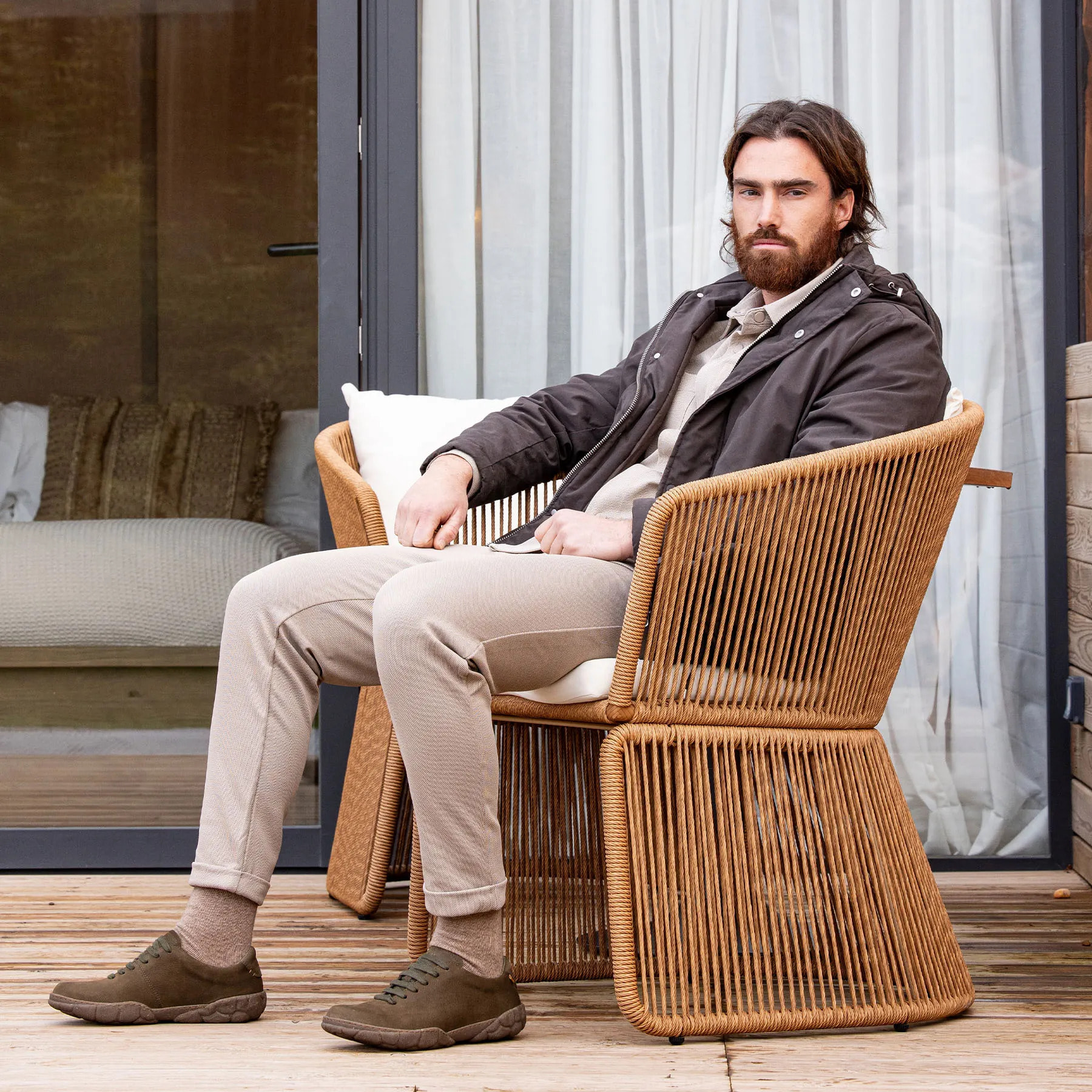 Zapatos N5616 PLEASANT WOOD / TURTLE color Wood