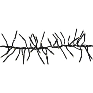 guirnalda con 768 luces led blanco cálido y control remoto con 13 funciones y temporizador