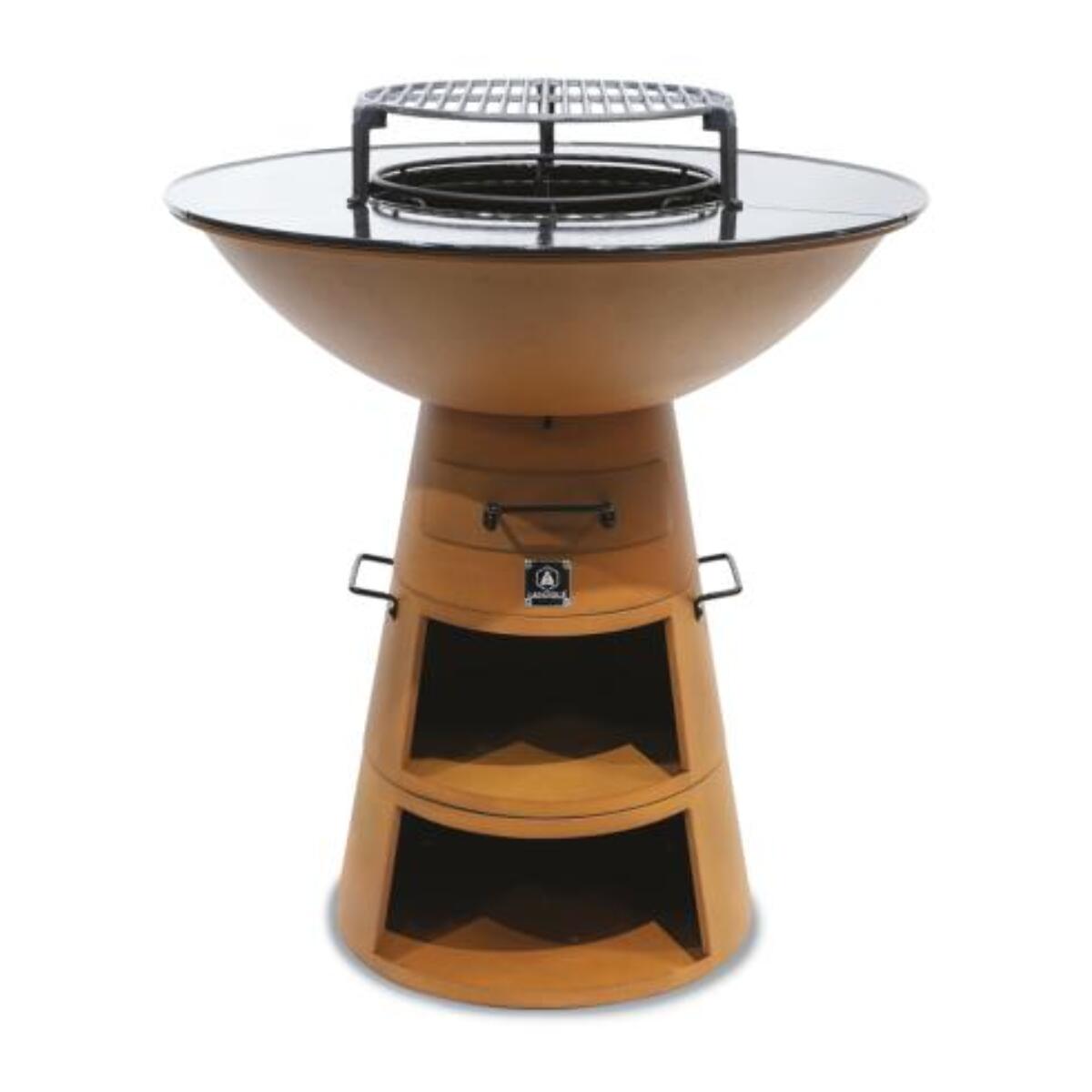 Brasero Ø80cm avec accessoires et housse de protection