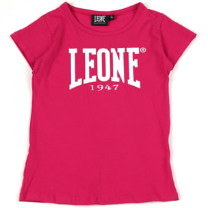 Camiseta de algodón de manga corta para niña Leone Multicolor