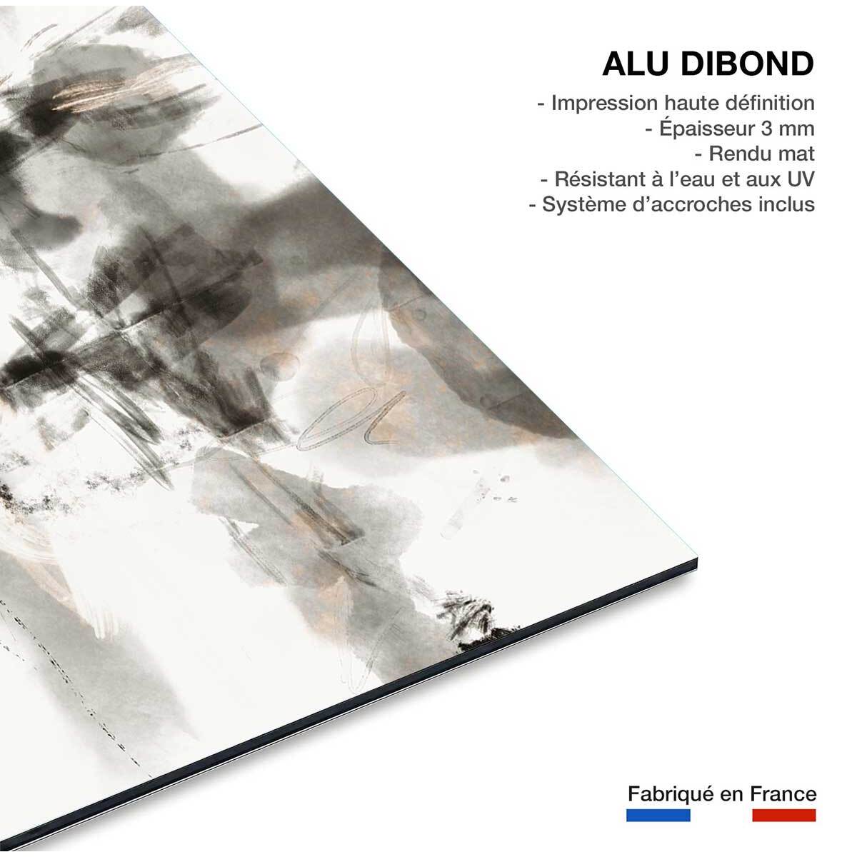 Tableau abstraite Chaos sauvage Tableau alu Dibond