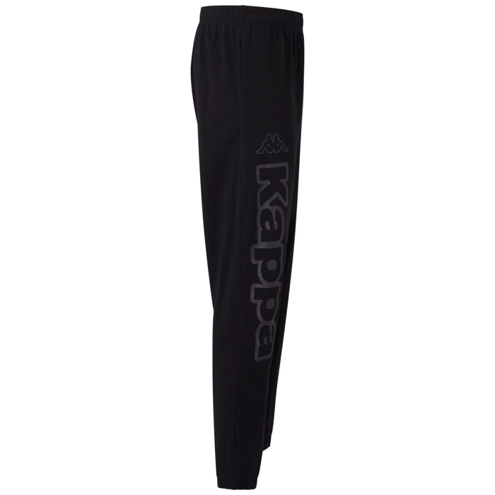 Pantaloni Kappa Uomo Logo Korpo Costi Nero