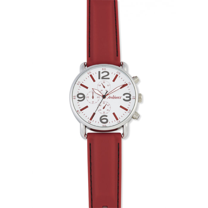 Reloj Arabians HBA2259R Hombre Analogico Cuarzo con Correa de Silicona