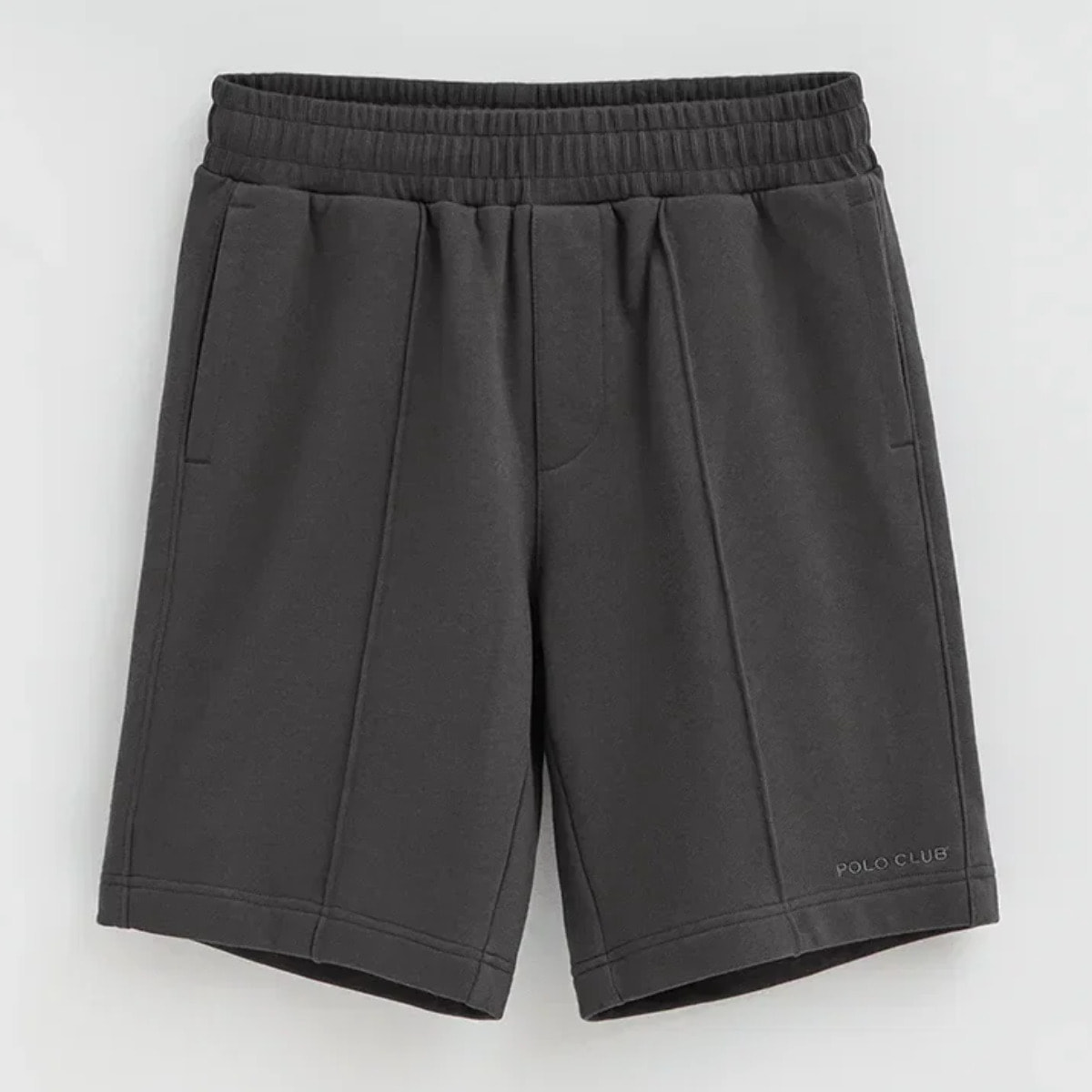 Bermuda jogger gris oscuro con logo Polo Club