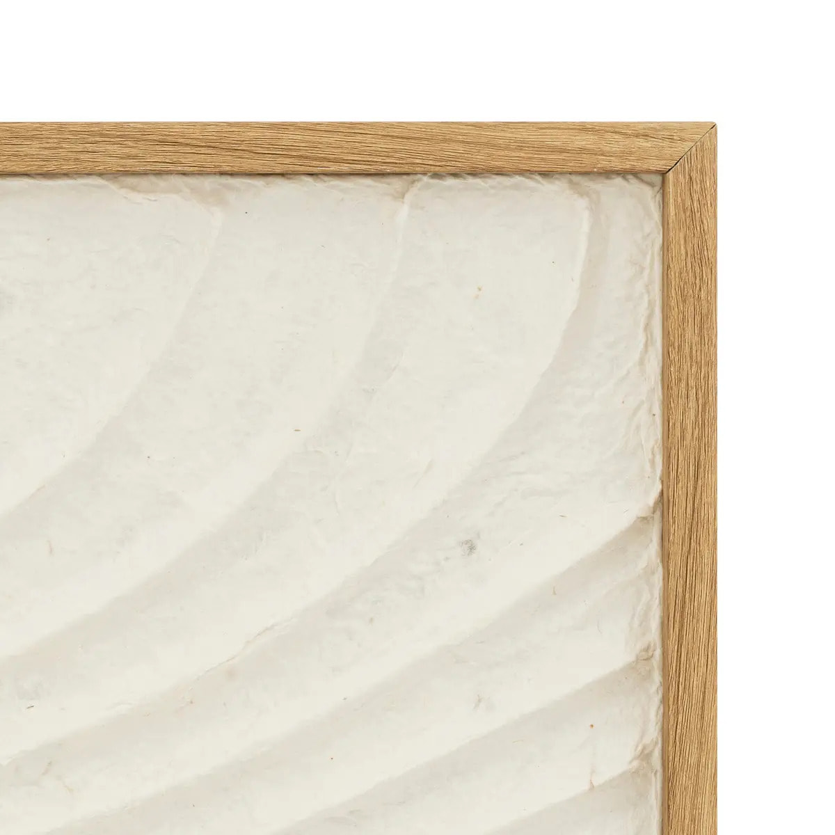 Déco mural 3D Hateya blanc 80x80cm