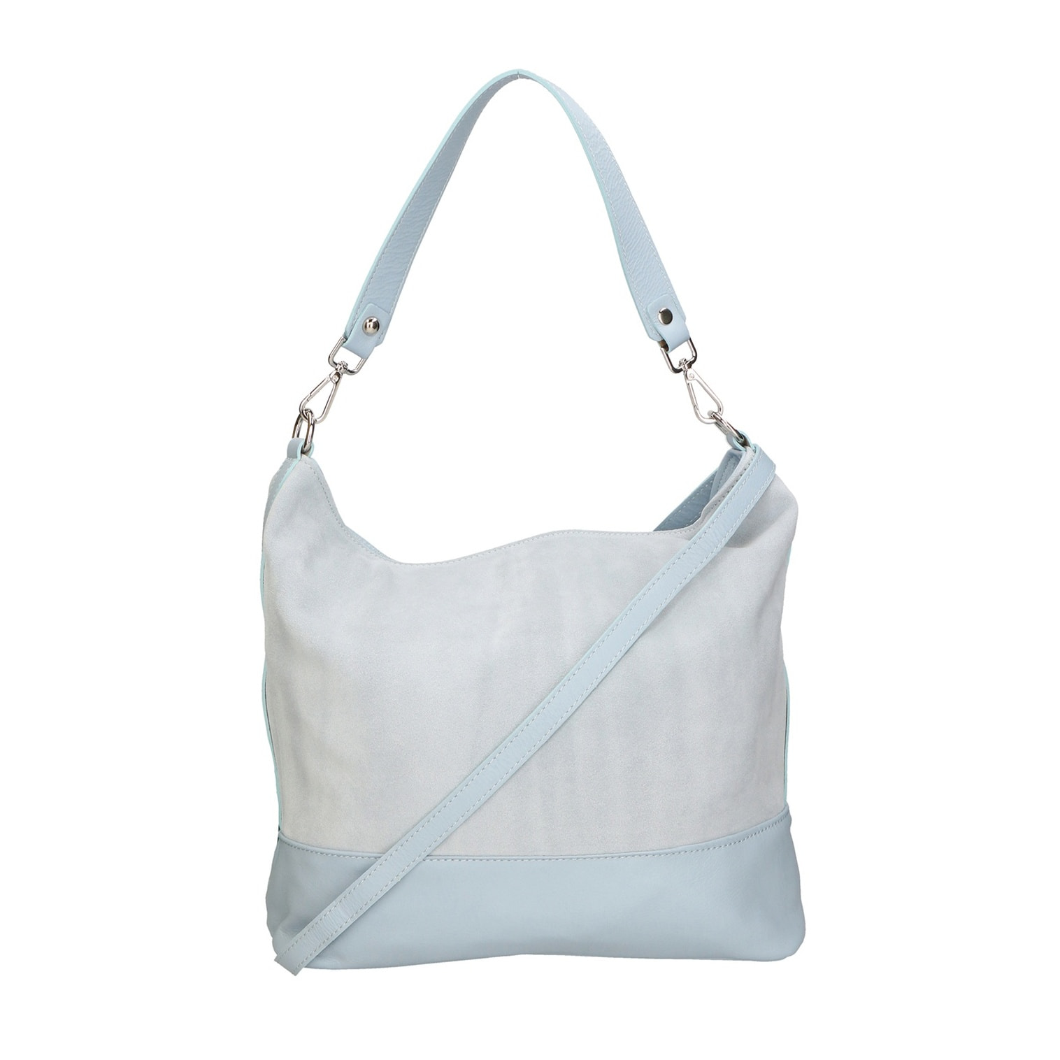 Borsa a spalla da donna - Modello Graziana - Vera pelle - 33.0 x 35.0 x 11.0 cm