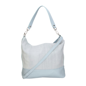 Borsa a spalla da donna - Modello Graziana - Vera pelle - 33.0 x 35.0 x 11.0 cm