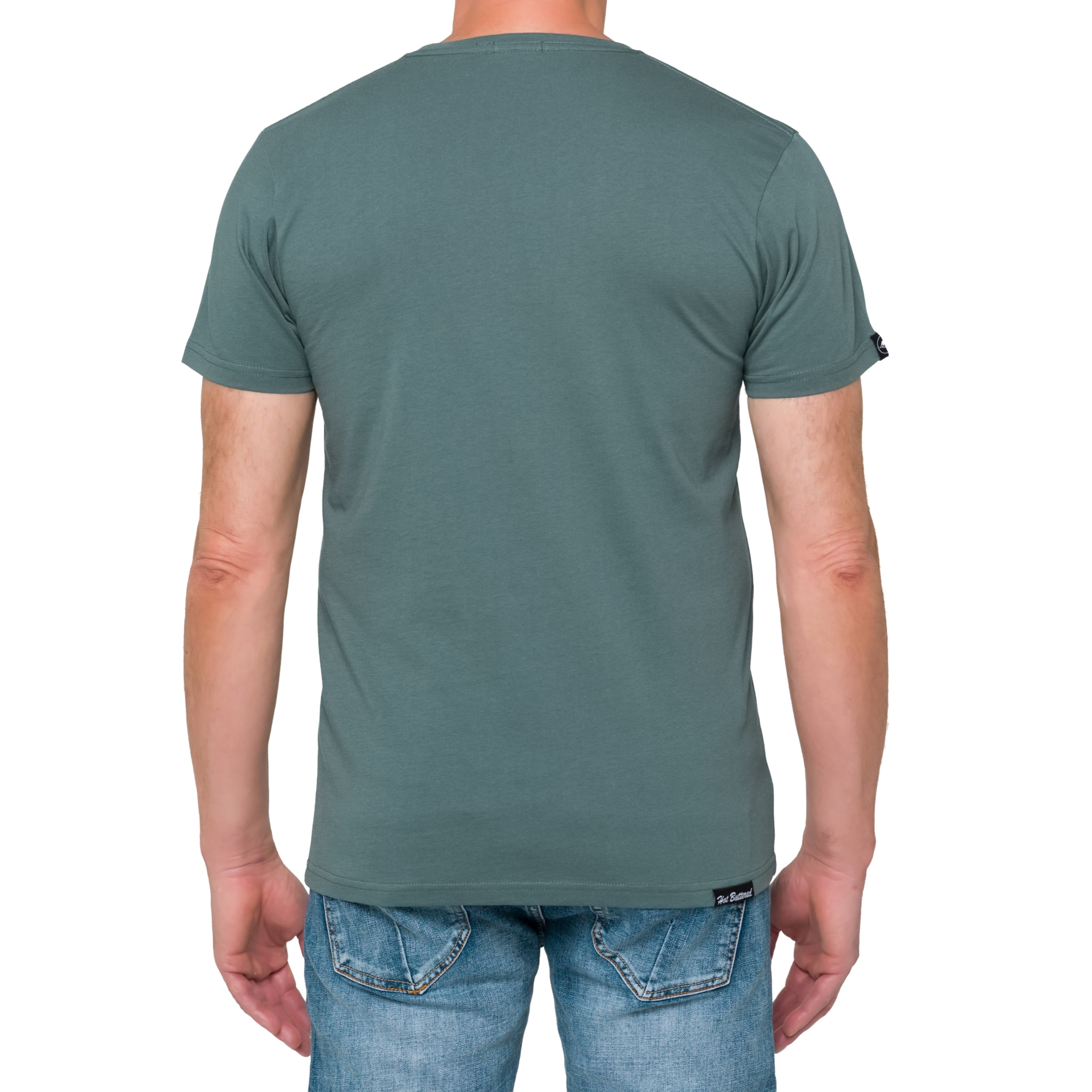 Camiseta de algodón 180 gr Hot Buttered Mistral verde claro